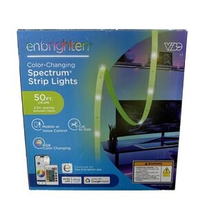 Enbrighten Vibe 50' Smart LED Light Strip, App & Remote Control